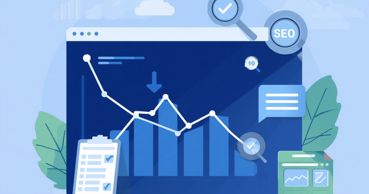 Calo del traffico organico analizzato con Google Search Console