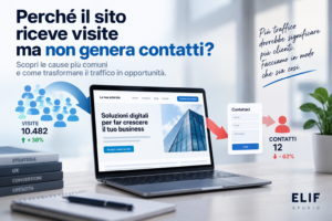 Sito web che riceve visite ma non genera contatti e conversioni