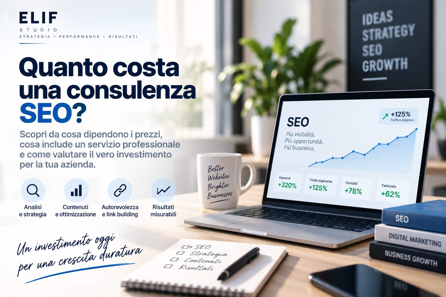 Quanto costa una consulenza SEO per aziende